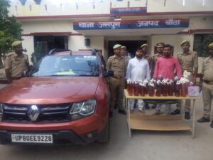 पानी की बोतलों में भरकर बेची जा रही थी मिलावटी अंग्रेजी शराब